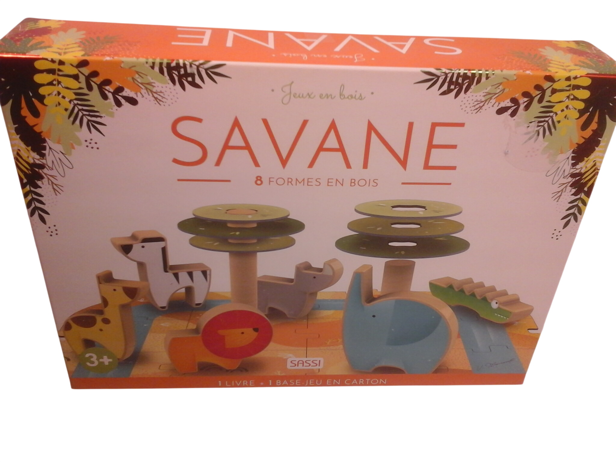 🦁 Jeu en bois Savane – Sassi Junior Très bon état -  reconditionné disponible sur Label Emmaüs